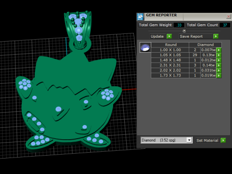 Free STL file Pikachu Crysta pendant 3D Принт Модель