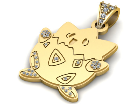 Free STL file Pikachu Crysta pendant 3D Принт Модель