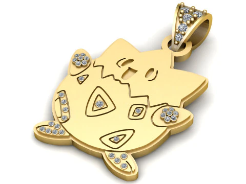 Free STL file Pikachu Crysta pendant 3D Print Model