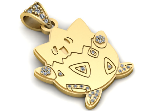 Free STL file Pikachu Crysta pendant 3D Принт Модель