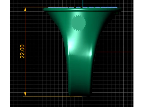 Astronomical Clock Ring Azte pendant 3D Print Model