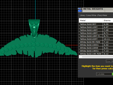Rhinoceros 3D- Project text pendant 3D-printmodel