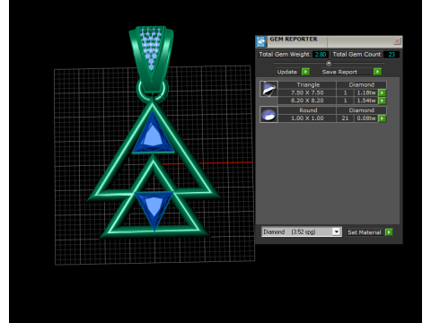 Order WomensOrder pandant Modelo de Impressão 3D