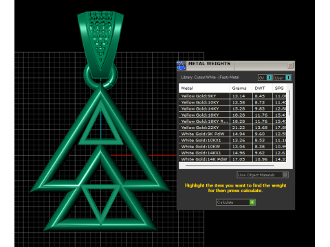 Order WomensOrder pandant Modelo de Impressão 3D