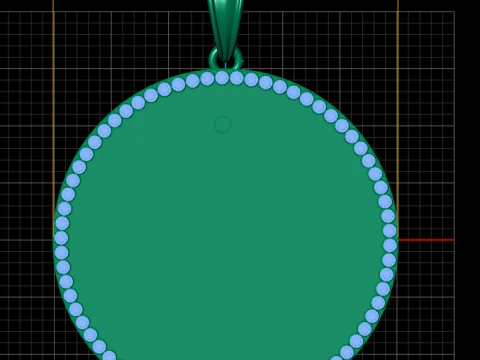 Pendentif anneau t&ecirc;te de mort Teensy Modèles 3D en vedette