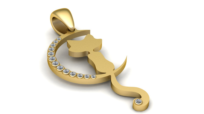 VisioN ShopDOTIFI Stainless Steel Necklace For Women Man pendant 3D Baskı Modeli .c4d .max .obj .3ds .fbx .stl .blend 
