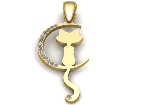 VisioN ShopDOTIFI Stainless Steel Necklace For Women Man pendant 3D Baskı Modeli