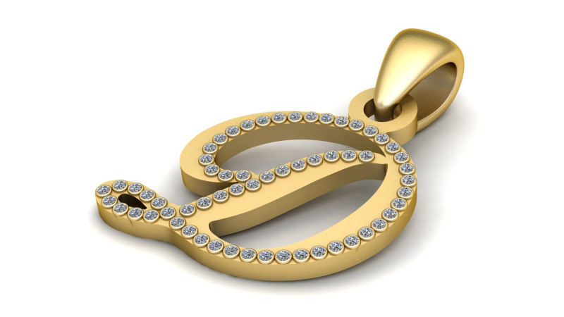 Personalized Necklace pendant 3D Принт Модель .c4d .max .obj .3ds .fbx .stl .blend 