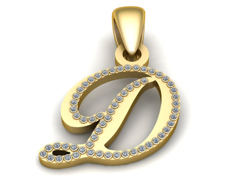 Personalized Necklace pendant 3D Принт Модель