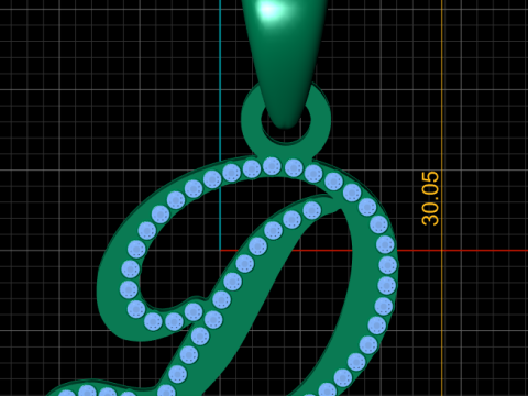 Personalized Necklace pendant 3D Принт Модель