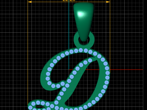 Personalized Necklace pendant 3D Принт Модель