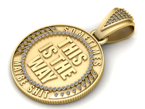 Men Women Hip Hop STAY pendant 3D Print Model