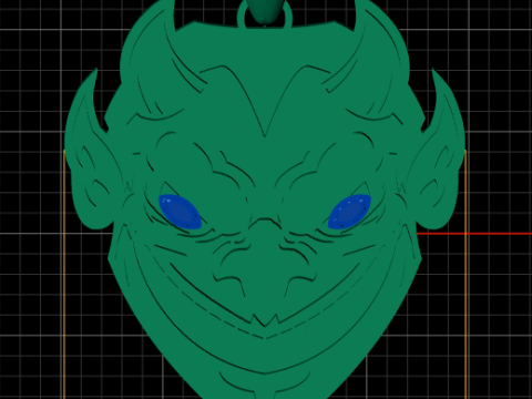 Sticker for Sale avec pendant 3D-Druckmodell