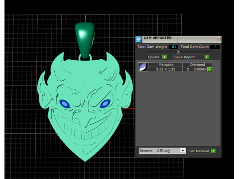 Sticker for Sale avec pendant 3D-Druckmodell