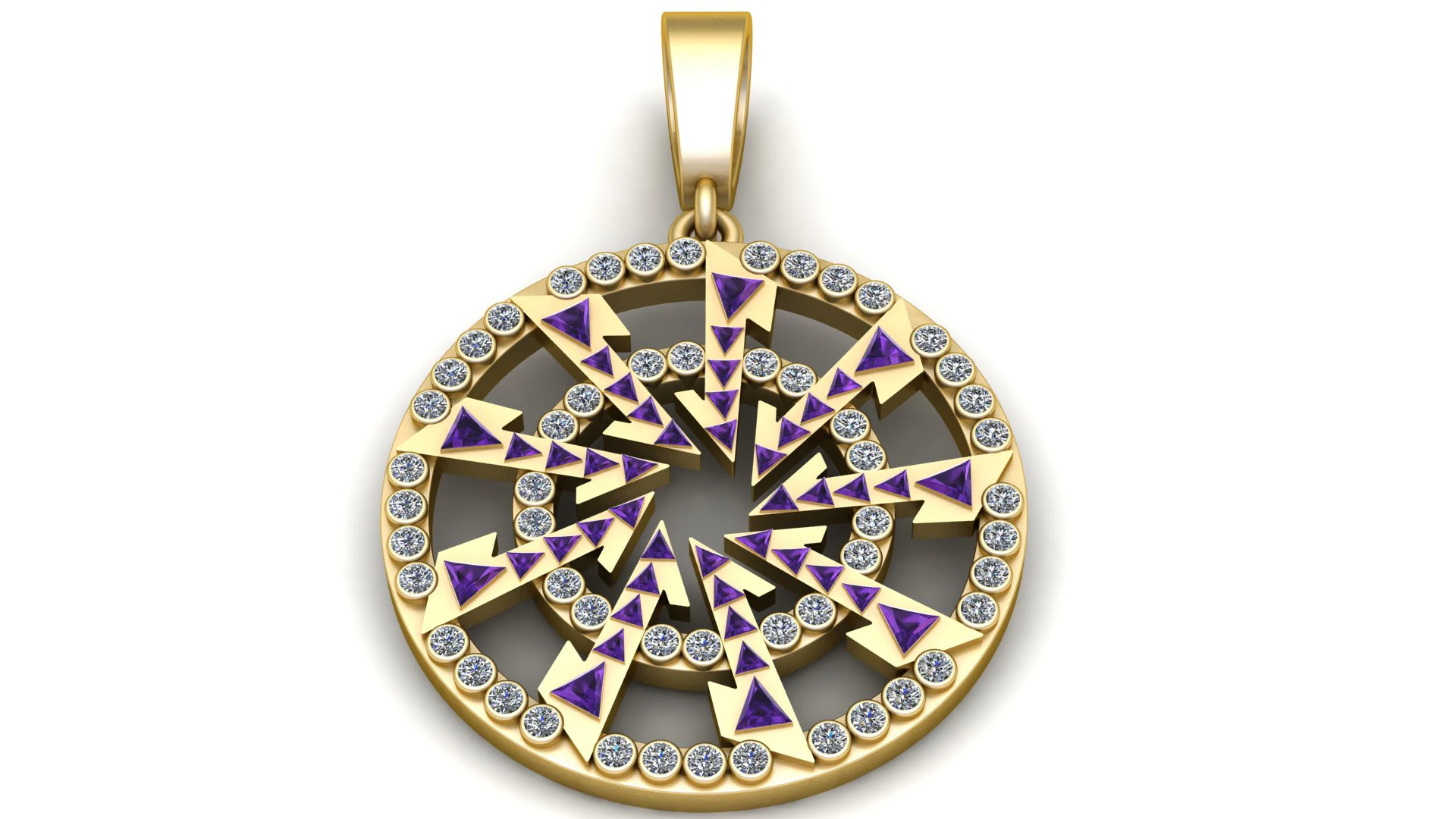 STAR DESIGN 3D PENDANT 3D Print Model .c4d .max .obj .3ds .fbx .stl .blend 