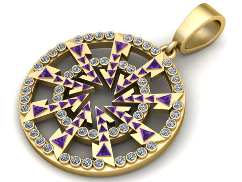 STAR DESIGN 3D PENDANT 3D Print Model