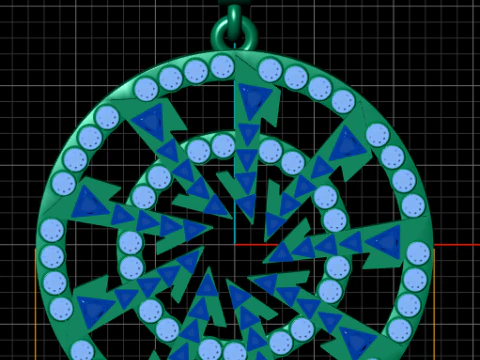 STAR DESIGN 3D PENDANT 3D Print Model