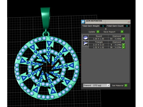 STAR DESIGN 3D PENDANT 3D Print Model