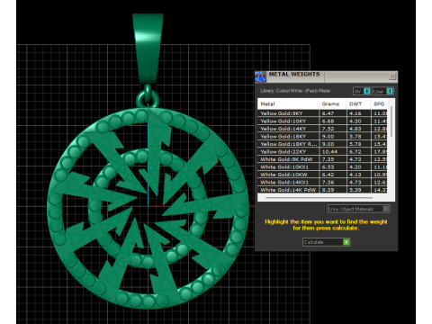 STAR DESIGN 3D PENDANT 3D Print Model
