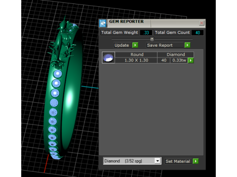 The FISH Ring pendant 3D Print Model