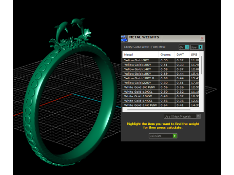 The FISH Ring pendant 3D Print Model