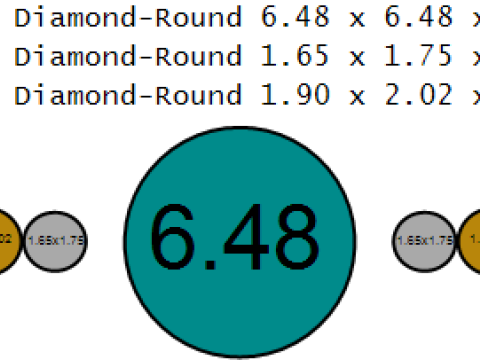 Channel Set Diamond Ring Model Cetak 3D