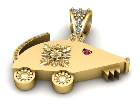 High Quality Jewelry CAD pendant 3D प्रिंट मॉडल