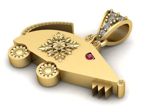 High Quality Jewelry CAD pendant 3D प्रिंट मॉडल