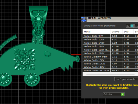 High Quality Jewelry CAD pendant 3D प्रिंट मॉडल