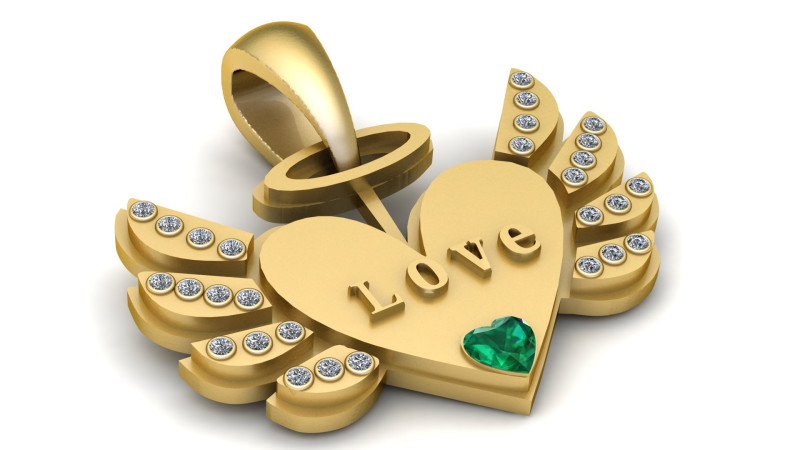 Order Women s official Pendant 3D Baskı Modeli .c4d .max .obj .3ds .fbx .stl .blend