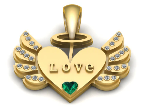 Order Women s official Pendant 3D Print Model
