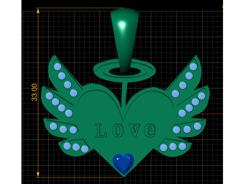 Order Women s official Pendant 3D Baskı Modeli