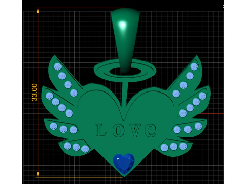 Order Women s official Pendant 3D Print Model