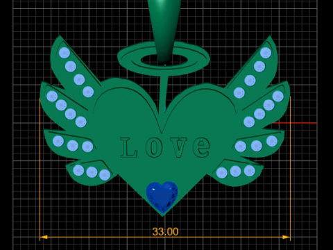 Order Women s official Pendant 3D Print Model