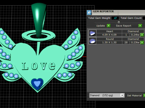 Order Women s official Pendant 3D Print Model