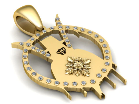 MEN Psychic Reader Pendant 3D Print Model