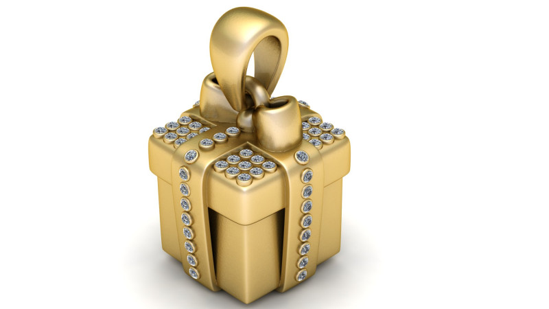 Buy Yellow Gold Necklaces pendant Modelo de impresión 3D .c4d .max .obj .3ds .fbx .stl .blend 