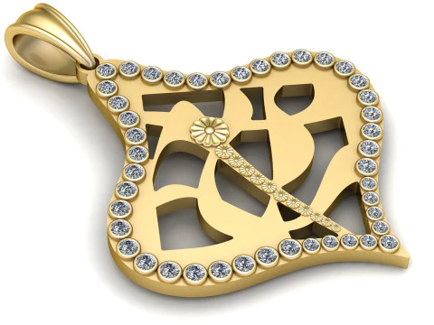 THE RAKHSHAN PENDANT 3D Print Model