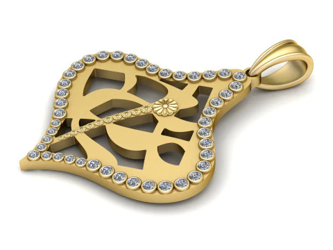 THE RAKHSHAN PENDANT 3D Print Model