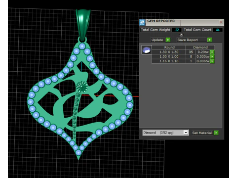 THE RAKHSHAN PENDANT 3D Print Model