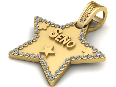 New Vintage Victorian Love pendant 3D 프린트 모델