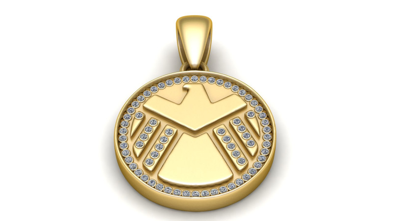 Phil Coulson Iron Man pendant 3D प्रिंट मॉडल .c4d .max .obj .3ds .fbx .stl .blend