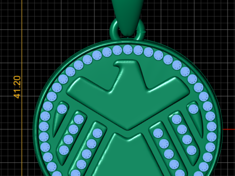 Phil Coulson Iron Man pendant 3D प्रिंट मॉडल