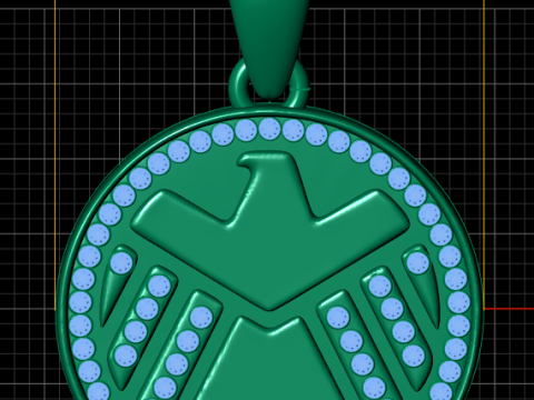Phil Coulson Iron Man pendant 3D प्रिंट मॉडल