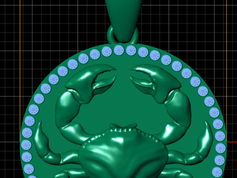 White Gold Pendant z 3D Принт Модель