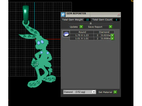 TIME MONEY PENDANT 3D Print Model