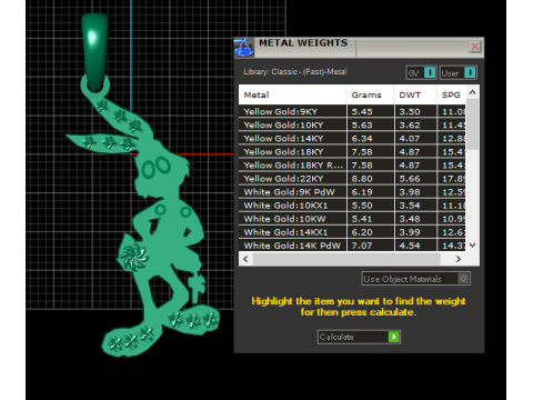 TIME MONEY PENDANT 3D 打印模型