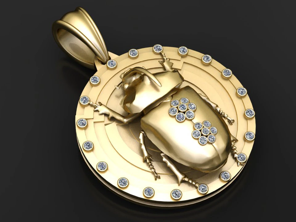 Stream Oleh Zhuk pendant 3D Print Model .c4d .max .obj .3ds .fbx .stl .blend