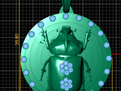 Stream Oleh Zhuk pendant 3D Print Model