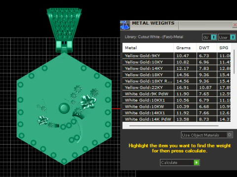 QUEEN HONEY BEE PENDANT 3D PENDANT 3D Print Model
